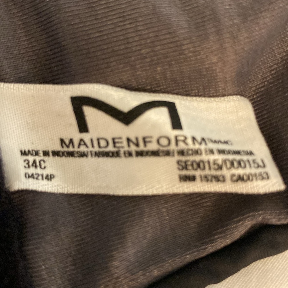 NEW-MAIDENFORM STRAPLESS WIRELESS BRA - Picture 5 of 6